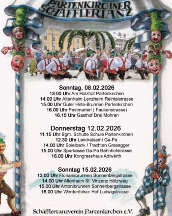 Schäfflertanz 2026 // am 12.02. beim Grasegger